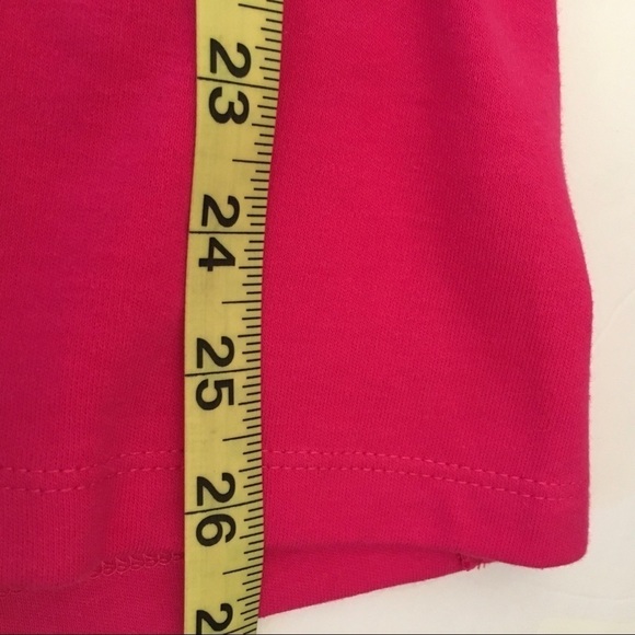 Quacker Factory Bright Pink Sparkly Snowflake Motif 3/4 Sleeve Top - Picture 11 of 12